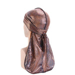 Brown crocodile skin effect durag nz