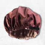 Brown satin sleep cap nz