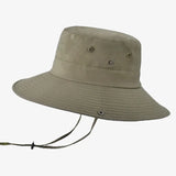 Bucket hat with adjustable drawstring Khaki green nz