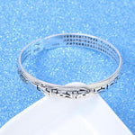 Buddhist bangle Silver nz