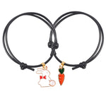 Bunny friendship bracelet Black nz