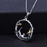 Butterfly and cat topaz necklace nz