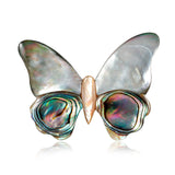Butterfly brooch Grey nz