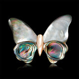 Butterfly brooch Grey nz