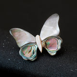 Butterfly brooch Grey nz