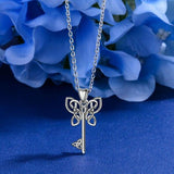 Butterfly Key Necklace nz