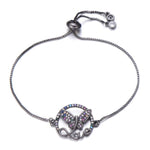 Butterfly Love Bracelet Black nz