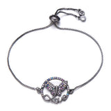 Butterfly Love Bracelet Black nz