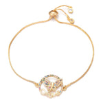 Butterfly Love Bracelet Gold nz