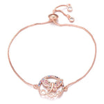 Butterfly Love Bracelet Rose gold nz