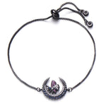 Butterfly Moon Bracelet Black nz