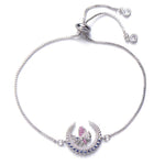 Butterfly Moon Bracelet Silver nz