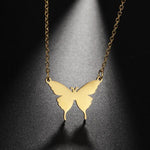 Butterfly Necklace Stainless Steel nz