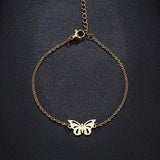 Butterfly Stainless Steel Bracelet nz