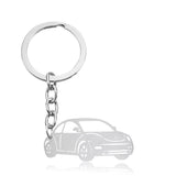 Car Keyring Silver 1 nz