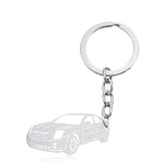 Car Keyring Silver 10 nz