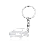 Car Keyring Silver 12 nz