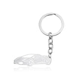Car Keyring Silver 4 nz