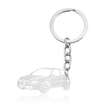 Car Keyring Silver 8 nz