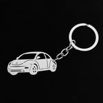 Car Keyring Silver nz