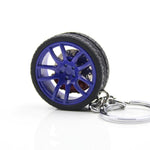 Car wheel keyring Blue nz