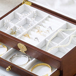Carved Wood Jewellery Organiser nz