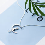Cat And Moon Pendant nz