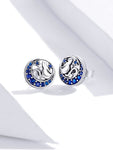 Cat Blue Moon Earrings nz