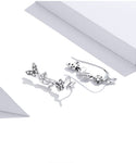 Cat butterfly earrings nz