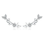 Cat butterfly earrings nz