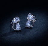 Cat crystal earrings nz
