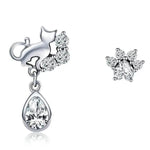 Cat diamond earrings nz
