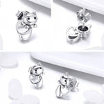 Cat earrings silver nz