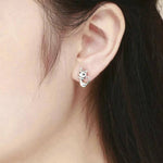 Cat earrings silver nz