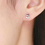 Cat earrings simple design nz