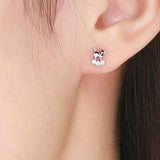 Cat earrings simple design nz