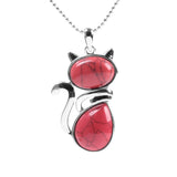 Cat gemstone collar Ruby nz