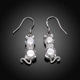 Cat Gemstone Earrings nz