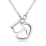 Cat Heart Necklace nz