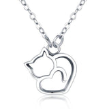 Cat Heart Necklace nz
