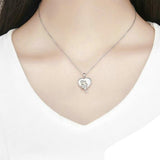 Cat heart pendant nz