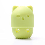 Cat makeup sponge holder Green nz