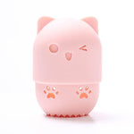 Cat makeup sponge holder Pink nz