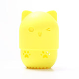 Cat makeup sponge holder yellow nz
