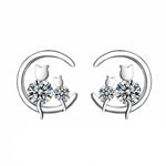 Cat Moon Earrings nz