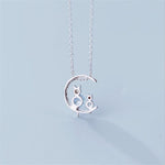 Cat Moon Pendant nz