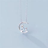 Cat Moon Pendant nz