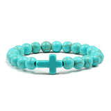 Catholic cross bracelet blue nz