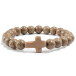 Catholic cross bracelet Brown nz