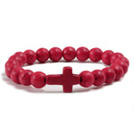 Catholic cross bracelet Red nz